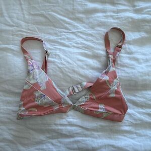 Dippin' Daisy's Floral Pink Bikini Top